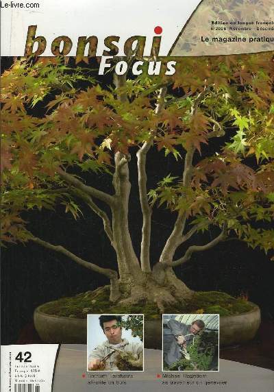 Bonsai Focus N42 : Hotsumi Terakawa affronte un buis. Michael Hagedorn au travail sur un genvrier.