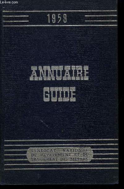 Annuaire Guide 1959