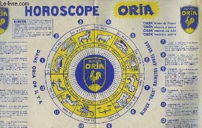 Horoscope, des Bijoux Oria
