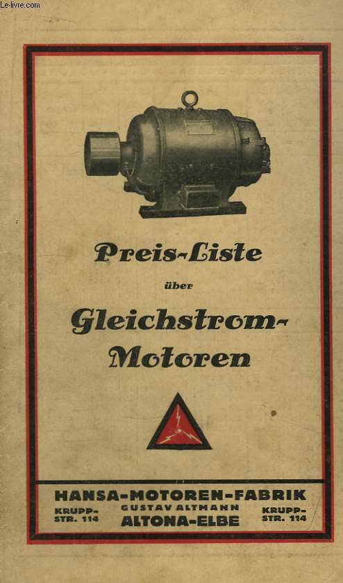 Preis-Liste ber Gleichstrom-Motoren