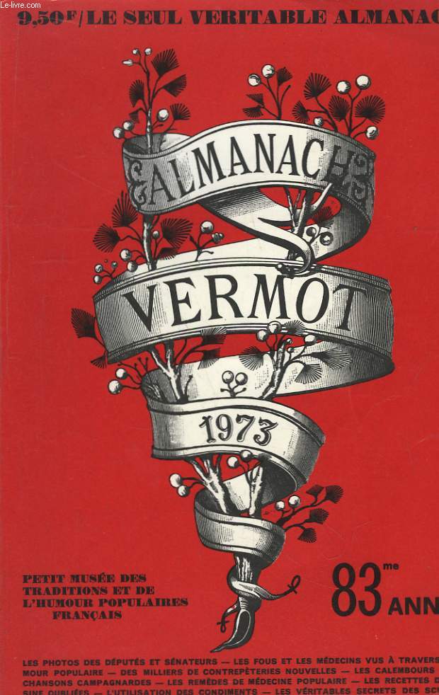Almanach Vermot 1973 - 83ème année
