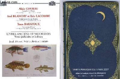 Lot de 8 brochures et catalogues de Ventes aux Enchres.