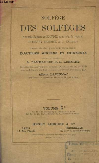 Solfge des Solfges. Volume 2