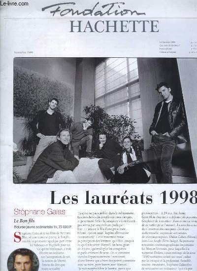 Bulletin de la Fondation Hachette, Novembre 1998