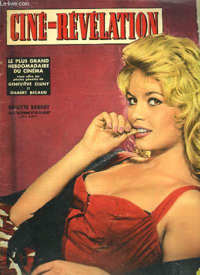 CINE-REVELATION N237 : Genevive Cluny - Gilbert Becaud. En couverture : Brigitte Bardot, dans 