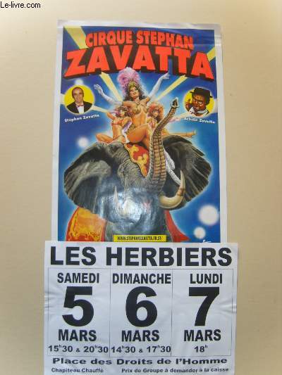 Cirque Stephan Zavatta. 5, 6 et 7 avril - Les Herbiers