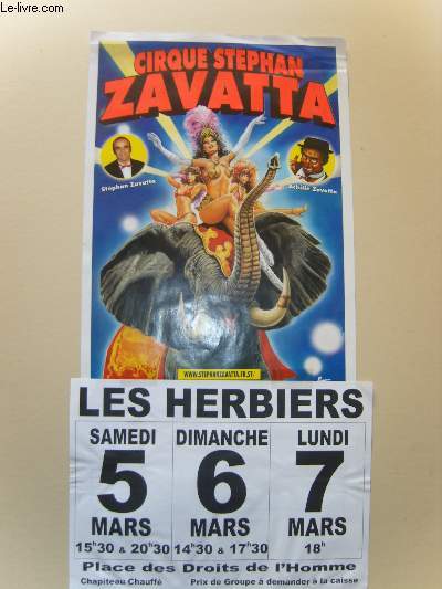 Cirque Stephan Zavatta. 5, 6 et 7 avril - Les Herbiers
