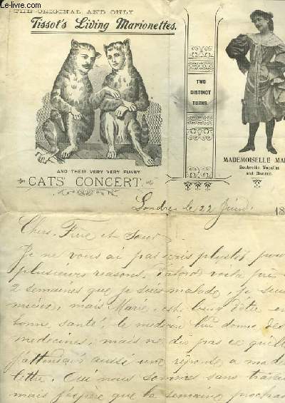 Documents originaux et coupures de magazines des Marionnettes Vivantes Tissot.