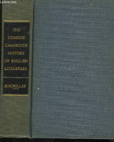 The Concise Cambridge History of English Literature.