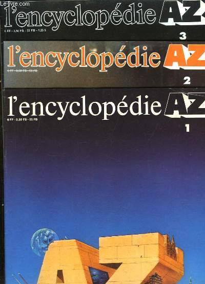 L'Encyclopdie AZ. N1 au n99 ( Aalto - Emirats Arabes Unis). En 5 classeurs.