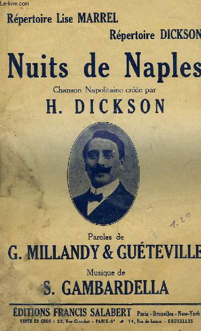 Nuits de Naples. Chanson Napolitaine.