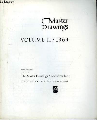 Master Drawings. Index of Volume 2, 1964