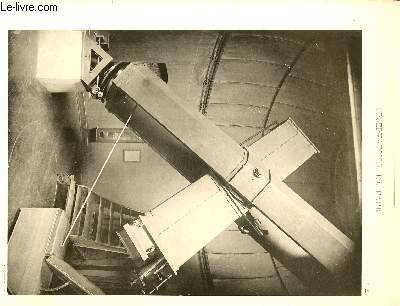 Observatoire de Paris. Equatorial Photographique. Une planche illustrée d'une photographie en noir et blanc.