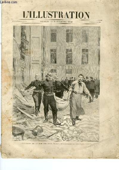 L'Illustrations n2594, 50e anne : L'Explosion de la Rue des Bons-Enfants, grav par Tofani. La Fabrication de la Dynamite, par Maxime Vuillaume (avec 8 gravures).