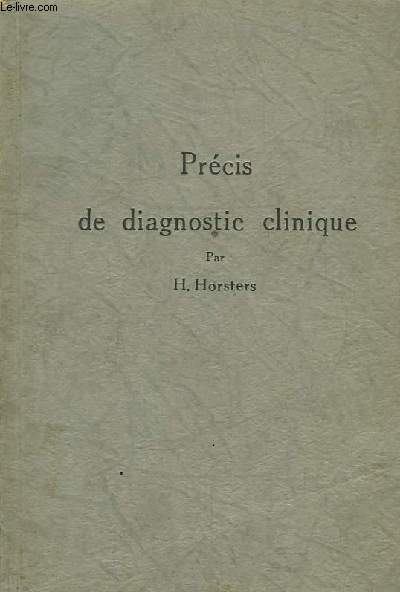 Prcis de Diagnostic Clinique.