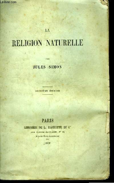 La Religion Naturelle.