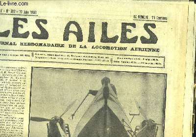 Les Ailes N782 - 16me anne. Journal Hebdomadaire de la Locomotion Arienne. L'hydravion transatlantique Loire 