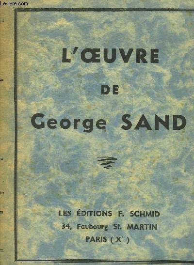 L'Oeuvre de George Sand.