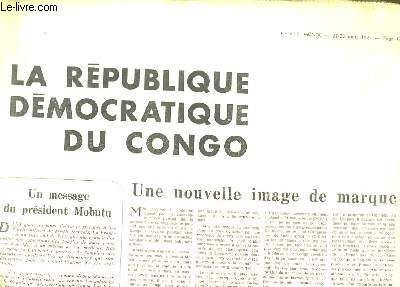 La Rpublique Dmocratique du Congo.