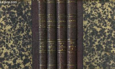 Cours de Littrature Dramatique, ou De l'usage des Passions dans le Drame. En 4 volumes.