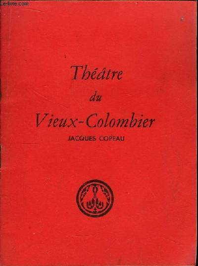 Programme du Thtre du Vieux Colombier. Noces de Sang.