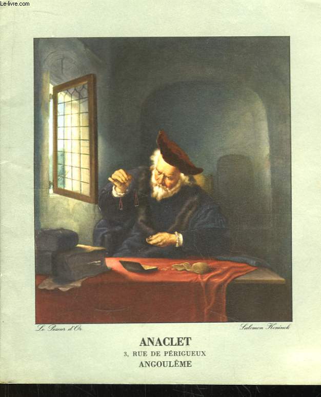 Catalogue Anaclet, Angoulme. Couverts, Bijoux, Montres ...