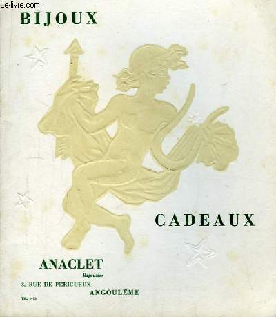 Catalogue Anaclet, Angoulme. Bijoux, Cadeaux