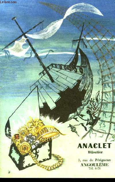 Catalogue Anaclet, Angoulme. Etains, Bijoux, Couverts, Verres ...