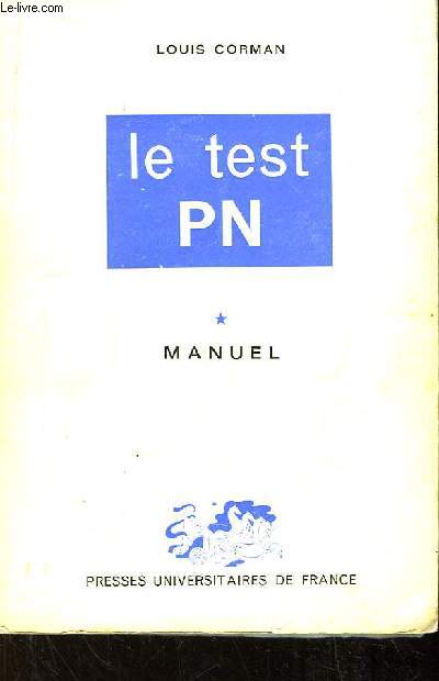 Le test PN. Manuel