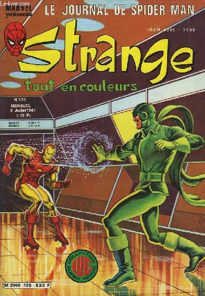 Le Journal de Spider-Man en couleurs - Strange N139.