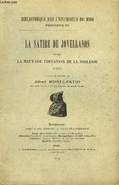 La Satire de Jovellanos contre la Mauvaise Education de la Noblesse (1787)