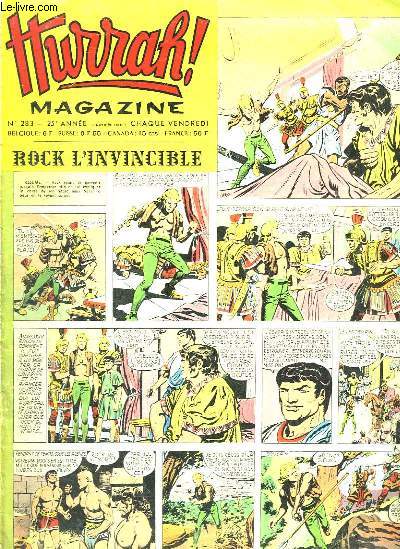 Hurrah Magazine ! N283 - 25e anne. Rock L'Invincible.
