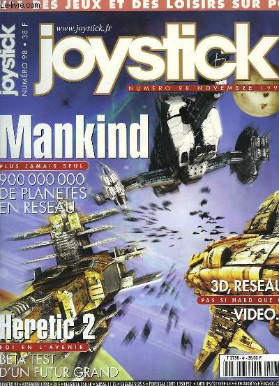 Joystick N98 : Mankind - Heretic 2 - 3D, Rseau ... Accompagn d'un CD-ROM