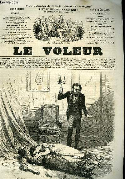 Le Voleur illustr. Cabinet de Lecture Universel. N111 - 31me anne : La chasse aux loups en Russie - Dmosthnes peint par l'univers