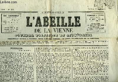 L'Abeille de la Vienne. N114 - 4me anne.