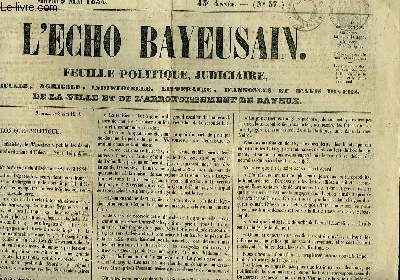 L'Echo Bayeusain n37, 43me anne : Les Balkans, Schumla - Police du Roulage ...