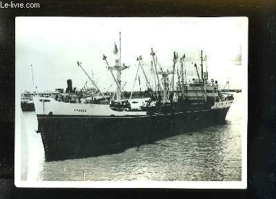 Photographie originale en noir et blanc, du Navire 