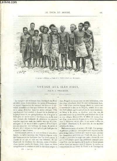 Le Tour du Monde, 1 Livraison - n1538 - TOME LIX : Voyages aux les Fidji