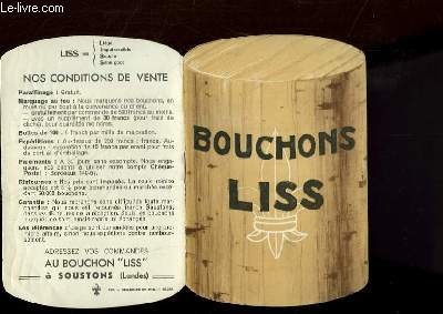 Prospectus publicitaire des Bouchons Liss