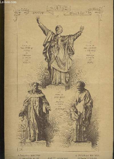 Documents et Matriaux. 3 Livraisons n268, 335 et 366 : Statue.