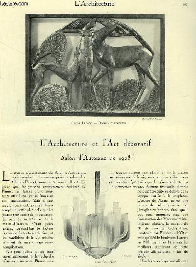 L'Architecture. N12 - Volume XLI : L'Architecture et l'Art Dcoratif, par Robert Rey - Les jardins et les peintres de jardins  Bagatelle, par Maricheau-Beaupr - Quelques immeubles et villas en Hollande par D. Smit ...