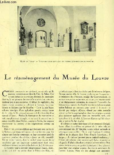 L'Architecture. N7 - Volume XLVII : Le ramnagement du Muse du Louvre - Les jardins de Jacques Grber ...