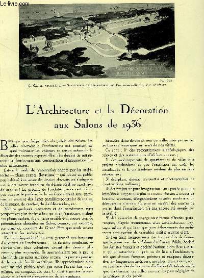 L'Architecture. N6 - Volume XLIX : L'Architecture et la Dcoration aux Salons de 1936 - Groupe Scolaire, Rue des Morillons et rue de Cherbourg, par M.P. Sardou ...