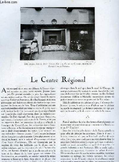 L'Architecture. N10 - Volume L : Le Centre Rgional - Elargissement du pont d'Ina - Passerelle de l'Alma - Les Jardins  l'Exposition ...