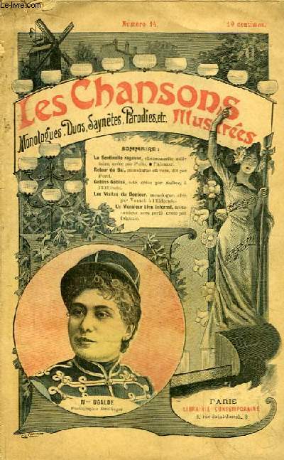 Les Chansons Illustres N14 : La Sentinelle Rageuse, cre par Polin - Retour du Bal, dit par Porel - Gobino-Gobin, cre par Sulbac - Les Visites du Docteur, cre par Vaunel - Un Monsieur bien inform, cre par Rgiane.