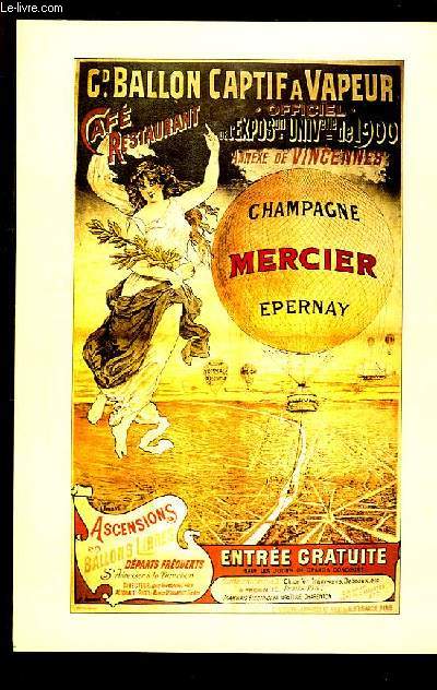 Brochure publicitaire des Champagne Mercier d'Epernay - 
