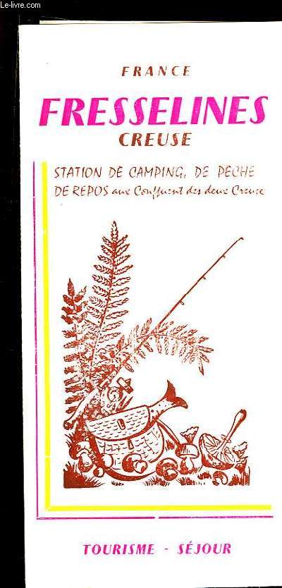 Fresselines, Creuse - France. Station de Camping, de Pche, de Repos aux confluents des deux Creuse.