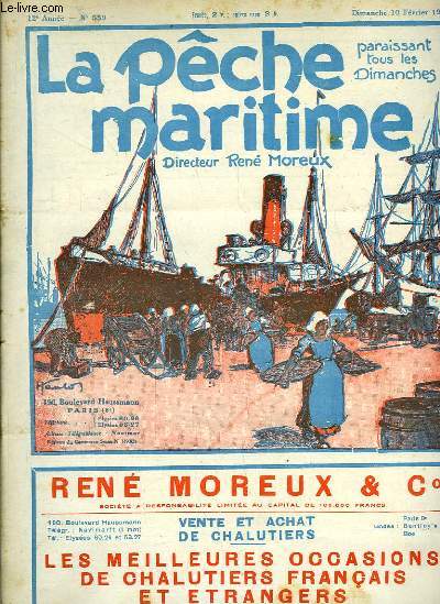 La Pche Maritime. 12me anne - N 559 : Quatre mesures du Gouvernement - L'Exportation du poisson frais de Terre-Neuve ...