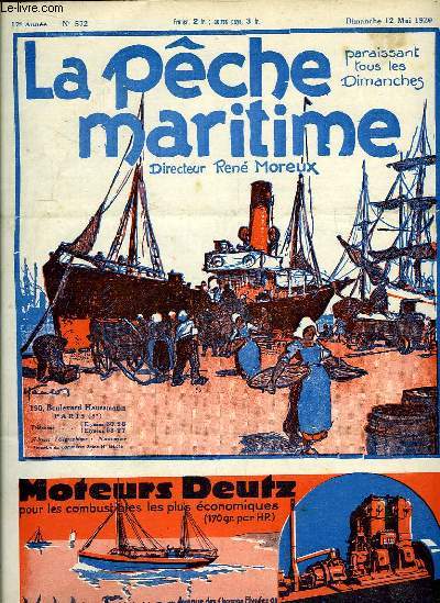 La Pche Maritime. 12me anne - N 572 : Exprimentation  bord du chalutier 