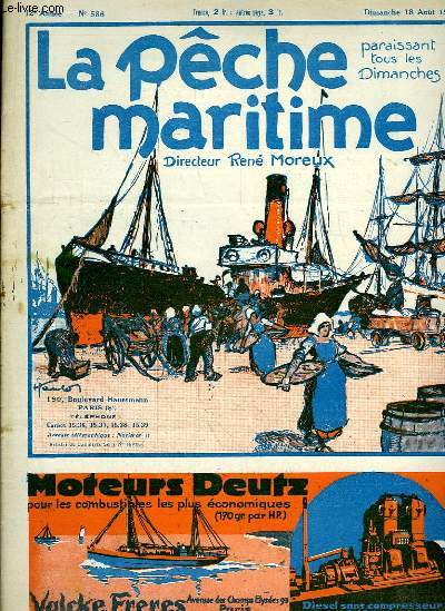La Pche Maritime. 12me anne - N 586 : L'ternel conflit sardinier - Les diffrentes races de sardines (suite et fin) ...